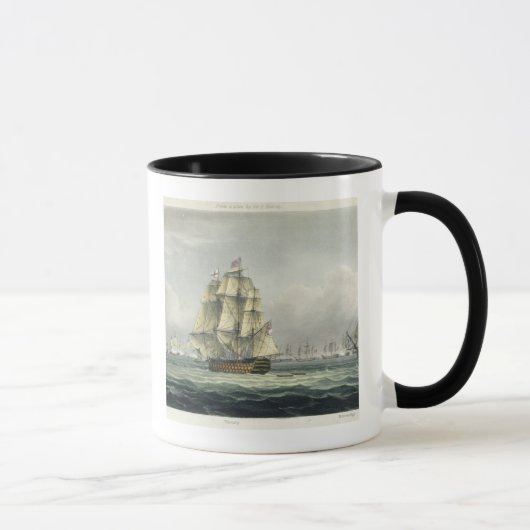 Mug La HMS Victory naviguant pour la ligne française a (Droite)