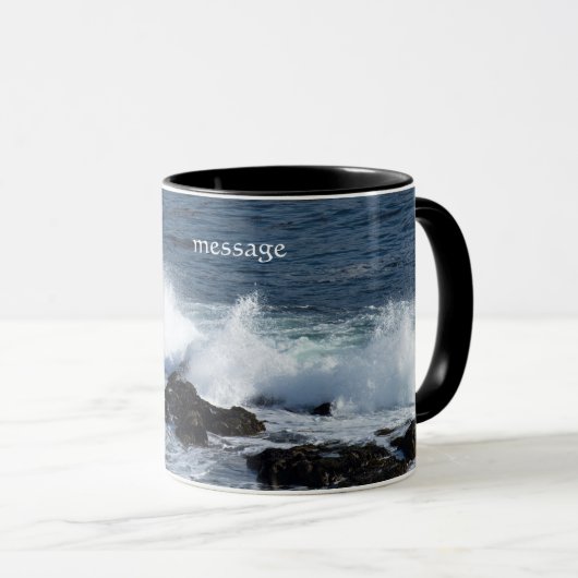 Mug La houle de l'océan Pacifique (Devant droit)