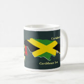 Mug La Jamaïque 18° 00' N/76° 50' W (Devant droit)