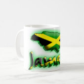 Mug La Jamaïque avec le titre de drapeau (Devant gauche)