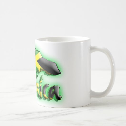 Mug La Jamaïque avec le titre de drapeau (Droite)