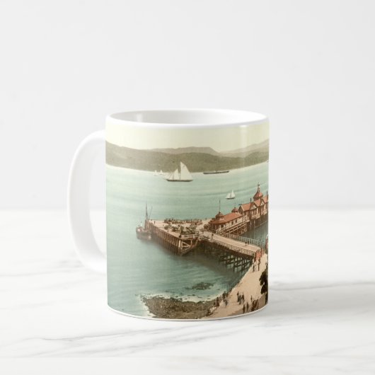 Mug La jetée à Dunoon, Argyll et Bute, Écosse (Devant gauche)
