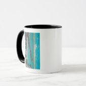 Mug La jetée et la plage et Long Beach (Devant gauche)