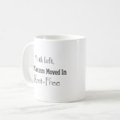 Mug La jeunesse est partie, mais Sarcasm a déménagé en (Devant gauche)