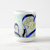 Mug La joie compte - Chat de musique - Papillon et abe (Centre)