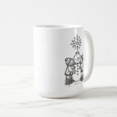 Mug La joie du bonhomme de neige (Devant droit)
