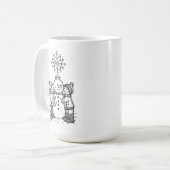 Mug La joie du bonhomme de neige (Devant gauche)