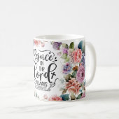 Mug La Joie Florale Dans Le Seigneur Toujours (Devant droit)