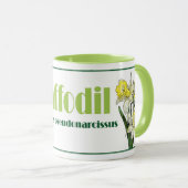 Mug La jonquille de printemps (Devant droit)