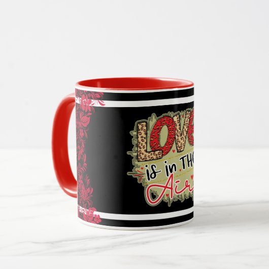 Mug La journée branchée de Love Air Valentines (Devant gauche)