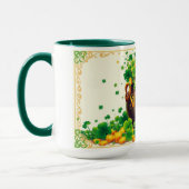 Mug La journée de la Saint-Patrick Pot d'Or et Trèfle (Gauche)