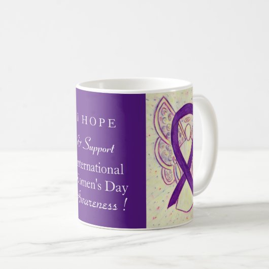 Mug La Journée internationale de la femme Sensibilisat (Devant droit)