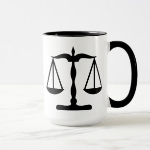 Mug La justice mesure le noir de ~