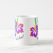 Mug La ketmie hawaïenne fleurit Aloha (Centre)