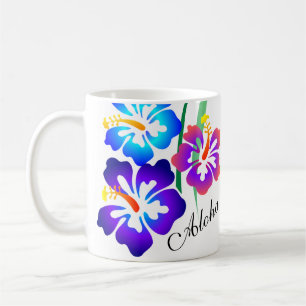 Mug La ketmie hawaïenne fleurit Aloha