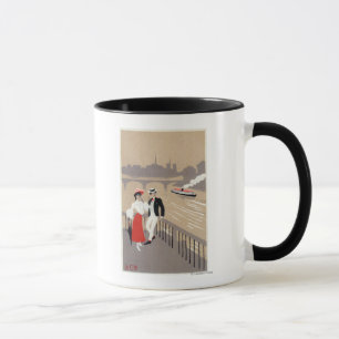 Mug La La citent la scène d'art déco
