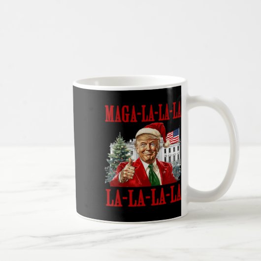 Mug La La Donald Trump Potus 47 Swea de Noël laid (Droite)