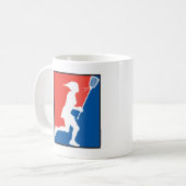 Mug La lacrosse de la fille (Devant gauche)