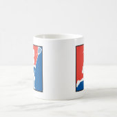 Mug La lacrosse de la fille (Centre)