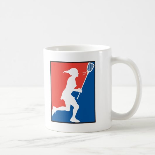 Mug La lacrosse de la fille (Droite)