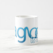 Mug La lagune est logo d'amusement (Centre)