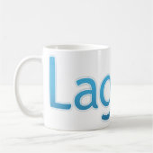 Mug La lagune est logo d'amusement (Gauche)