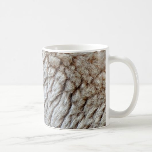 Mug La laine des moutons Abstraite nature (Droite)
