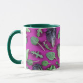 Mug La laitue vert sur le pourpre (Gauche)