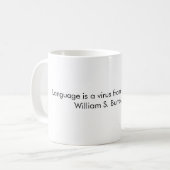 Mug La langue est un virus d'espace (Devant gauche)