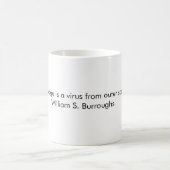 Mug La langue est un virus d'espace (Centre)