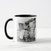 Mug La lanterne magique, c.1870 (photo de b/w) (Gauche)