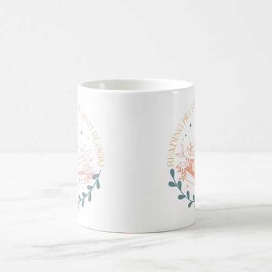 Mug La lecture aide à votre épanouissement mental (Centre)