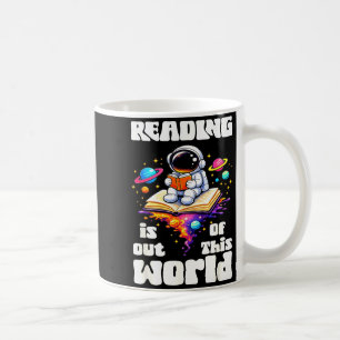 Mug La lecture drôle est hors de ce monde espace migno