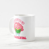 Mug La lecture est fondamentale ! Faites glisser les d (Devant gauche)