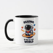 Mug La lecture est hors de ce monde (Gauche)