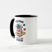 Mug La lecture est hors de ce monde (Devant gauche)