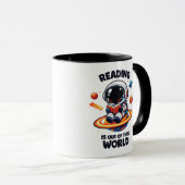 Mug La lecture est hors de ce monde (Devant droit)