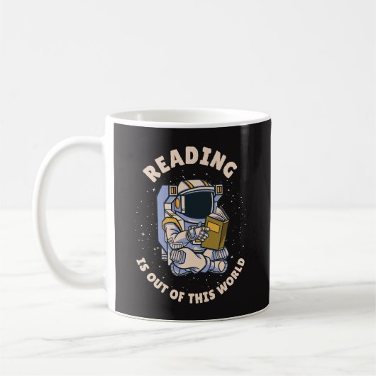 Mug La lecture est hors de ce monde (Gauche)