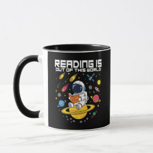 Mug La lecture est hors de ce monde – Astronaute dans