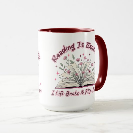 Mug La Lecture Est L'Exercice... (Devant droit)