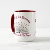 Mug La Lecture Est L'Exercice... (Devant gauche)