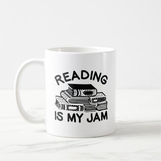 Mug La lecture est ma confiture (Gauche)