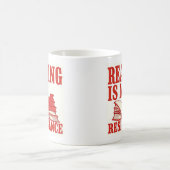 Mug La lecture est ma résistance | Graphique pour les (Centre)