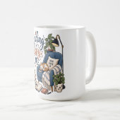 Mug La lecture est mon endroit heureux – Conception de (Devant droit)