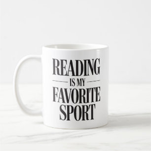 Mug La lecture est mon sport favori