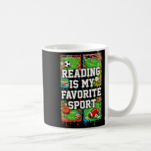 Mug La lecture est mon sport favori introverti drôle