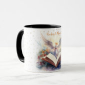Mug La lecture est un design de flocon de neige magiqu (Devant gauche)