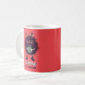 Mug La lecture est une aventure professeur drôle (Devant gauche)