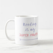 Mug La lecture personnalisable est mon super pouvoir (Gauche)