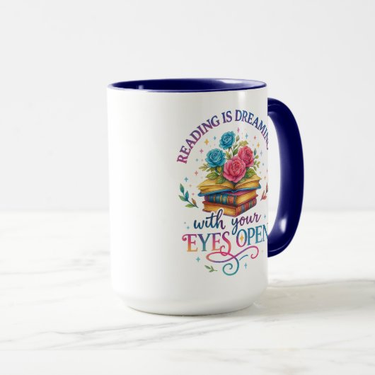 Mug La Lecture Rêve... (Devant droit)